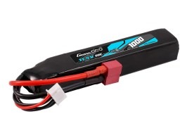 Batería Li-Po 11,4V HV 1000mAh 50C 102x19x17mm - DeanT [Gens ace]