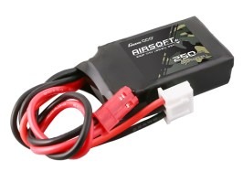 Batería Li-Po 7,4V 250mAh 35C 37x20x10mm - JST-SYP [Gens ace]