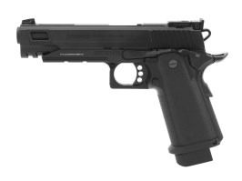 Pistola airsoft GPM1911 CP MS, full metal, gas blowback (GBB) - negra [G&G]