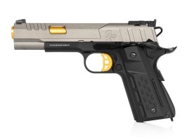 Pistola airsoft GX45 MkV, full metal, gas blowback (GBB) - Gris [G&G]