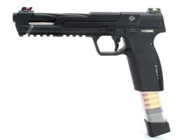 Pistola de airsoft Piranha SL, full metal, gas blowback (GBB) - negra [G&G]