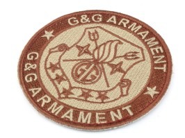 G&G Parche de velcro redondo - TAN [G&G]