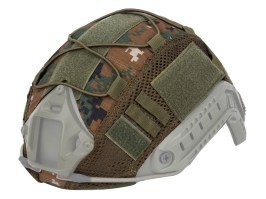 Funda de casco FAST con cordón elástico - Digital Woodland [Imperator Tactical]