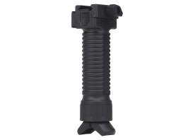 Empuñadura telescópica - bípode para raíles RIS comunes - Negro [Imperator Tactical]