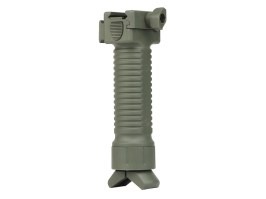Empuñadura telescópica - bípode para raíles RIS comunes - Oliva [Imperator Tactical]