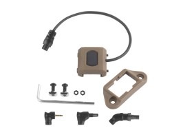 MOD Pro Interruptor remoto en carril RIS para cajas PEQ y linternas - TAN [Imperator Tactical]
