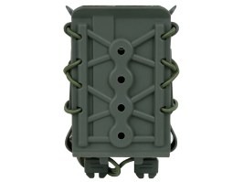 Funda de plástico para cargador M4/AK, MOLLE - Oliva [Imperator Tactical]