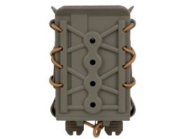 Funda de plástico para cargador M4/AK, MOLLE - TAN [Imperator Tactical]