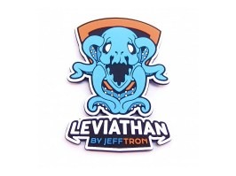 Parche velcro Leviatán 3D de PVC - color [JeffTron]