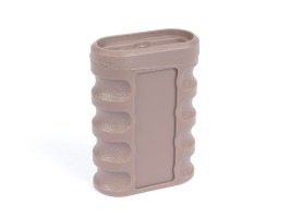 Empuñadura vertical ajustable de 0 a 8°, de nailon (M-LOK & KeyMod) – TAN [JJ Airsoft]