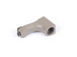 Topes de mano de aluminio CNC RVL M-LOK con montura de correa de desenganche rápido integrada - TAN [JJ Airsoft]
