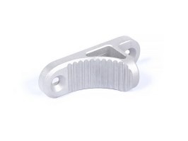 Reposamanos corto de aluminio CNC (topes para las manos) B5 para guardamanos KeyMod - Plateado [JJ Airsoft]