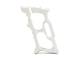 Empuñadura TD minivert CNC para montaje KeyMod / M-LOK - plata [JJ Airsoft]