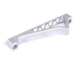 Empuñadura K20 de aluminio moldeado por CNC para guardamanos KeyMod - plateada [JJ Airsoft]