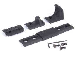 Juego de reposamanos para guardamanos M-LOK - Negro [JJ Airsoft]