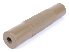 Silenciador simulado, rosca de 14 mm a la derecha/a la izquierda - TAN [JJ Airsoft]