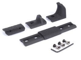 Kit modular de tope de mano para KeyMod, 3 piezas – Negro [JJ Airsoft]