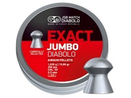 Diabolos EXACT Jumbo 5,52mm (cal .22) / 1,030g - 250pcs [JSB Match Diabolo]