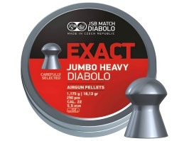 Diabolos EXACT Jumbo Pesado 5,52mm (cal .22) / 1,175g - 250pcs [JSB Match Diabolo]