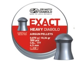 Diabolos EXACT Monster Heavy 4,52mm (cal .177) / 0,670g - 500pcs [JSB Match Diabolo]