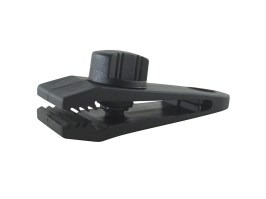 Clips para lona, 4 unidades - Negro
 [KOMBAT Military]