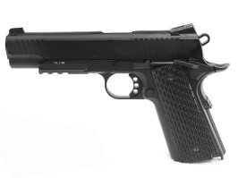 Pistola de airsoft 1911 M.E.U. CO2 blowback, full metal, blowback - negro [KWC]