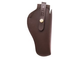 Funda de cinturón de polipiel para pistolas y revólveres - marrón [KWC]