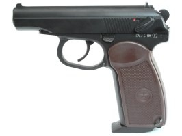 Pistola de airsoft Makarov PM, versión CO2 Blowback Pistola - negro [KWC]