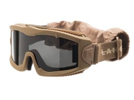Máscara Airsoft AERO Series Térmica, TAN - humo [Lancer Tactical]