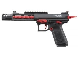 Airsoft pistol Tandemkross CTHULHU GBB with transport box - black/red [Lancer Tactical]