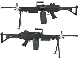 Ametralladora de airsoft M249 FN Minimi - Versión full metal [A&K]