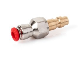 Conector HPA QD para macrolínea de 4 mm (macho tipo US) [Mancraft]