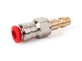 Conector HPA QD para macrolínea de 6 mm (macho tipo US) [Mancraft]