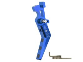 Gatillo avanzado de aluminio CNC (estilo A) para M4 - azul [MAXX Model]