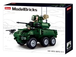 Modelo de ladrillo M38-B0753 Vehículo blindado 6x6 [Sluban]