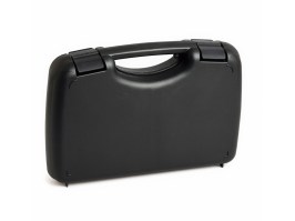 Estuche rígido para pistola (30,5 x 18,5 x 6,4 cm) - negro (2033) [Negrini]