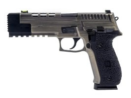 Pistola de airsoft GBB VP26X, Aluminio cepillado [Vorsk]