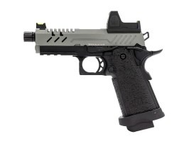 Pistola de airsoft GBB Hi-Capa 3.8 PRO Red Dot, corredera gris [Vorsk]
