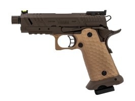 Pistola de airsoft GBB Hi-Capa Vengeance Compact, negra-TAN [Vorsk]