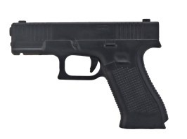 PVC 3D nášivka v tvare pištole G - čierna [Imperator Tactical]