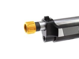 Adaptador de supresor (silenciador) de pistola de 11 a -14mm (SL00115E) - tapa dorada [SLONG Airsoft]