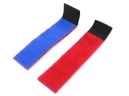 Brazaletes de equipo - rojo / azul, 2 unidades [SLONG Airsoft]
