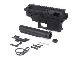 Cuerpo/receptor completo de nailon M4 con tubo de culata - Negro [SLONG Airsoft]