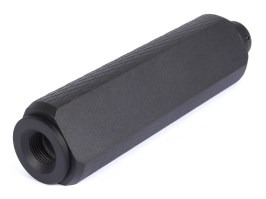 Silenciador metálico de 128 x 35 mm (SL10335A) - Negro [SLONG Airsoft]