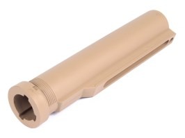 Tubo de culata retráctil M4 de fibra de nailon - TAN [SLONG Airsoft]