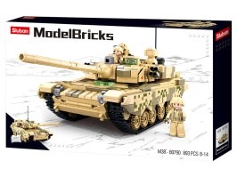 ARMY Modelo Ladrillos M38-B0790 Carro de combate principal 2en1 [Sluban]