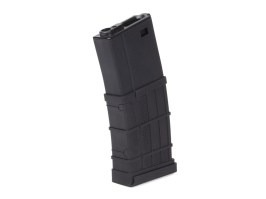 cargador de polímero Hi-Cap estilo Lancer de 300 rds para M4 - Negro [Snow Wolf]