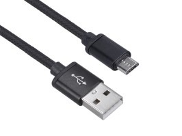 Cable USB duradero USB-A a USB-B (Micro-USB), 1 m [Solight]