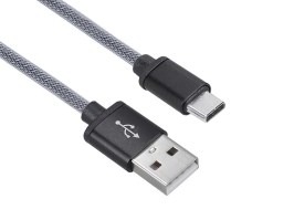 Cable USB duradero USB-A a USB-C, 1 m [Solight]