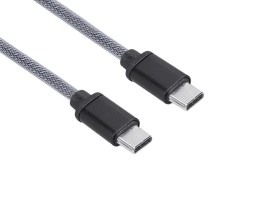 Cable USB duradero USB-C a USB-C, 1 m [Solight]